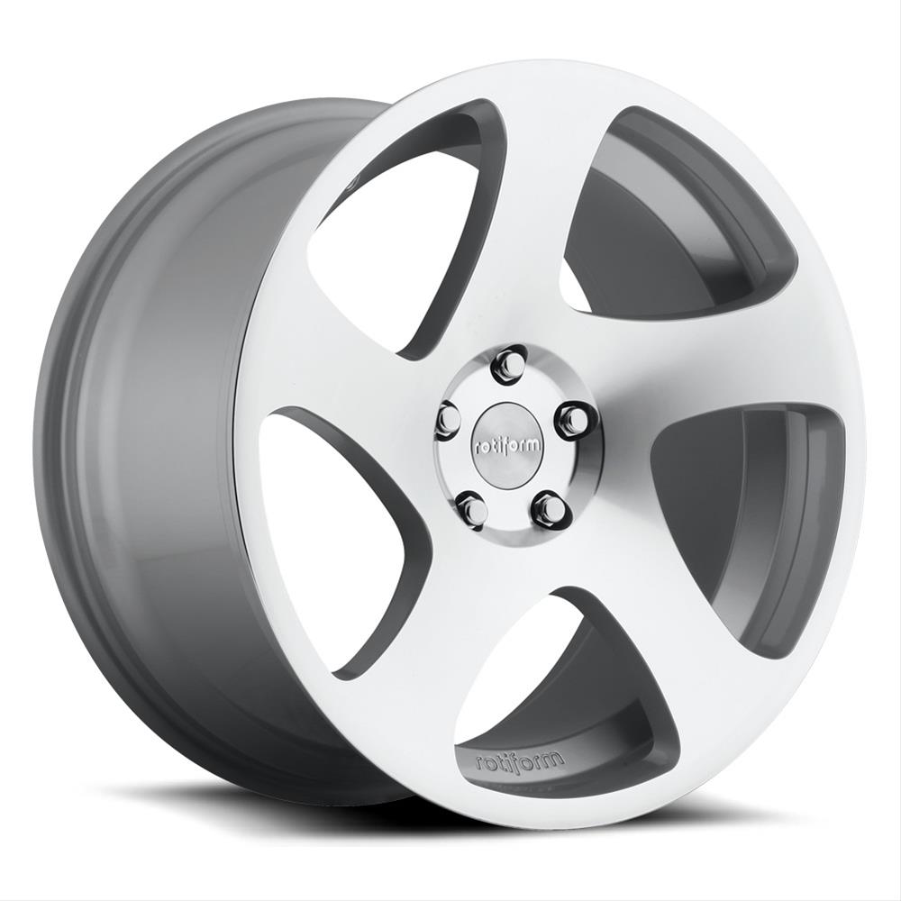 Rotiform Wheels R130188565+45R Rotiform R127 IND-T Matte Black