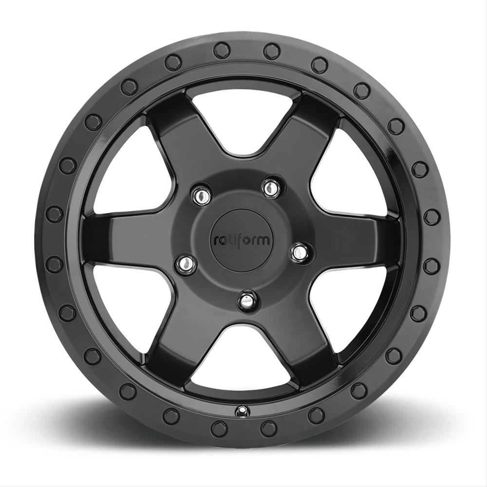 Rotiform Wheels R151209083+01 Rotiform R151 SIX-OR Matte Black