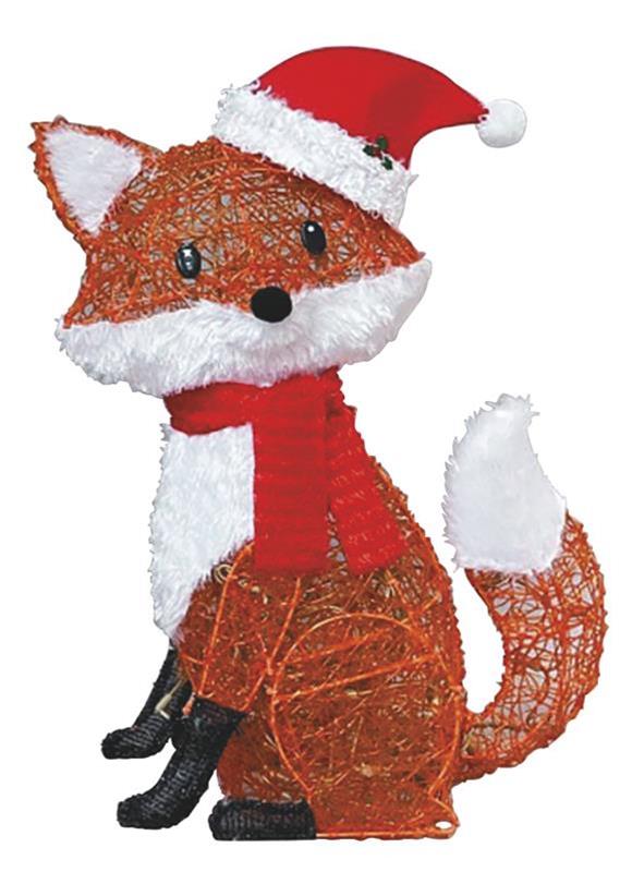 Summit Gifts 024-251125070L-4 Fox Outdoor Christmas Decoration