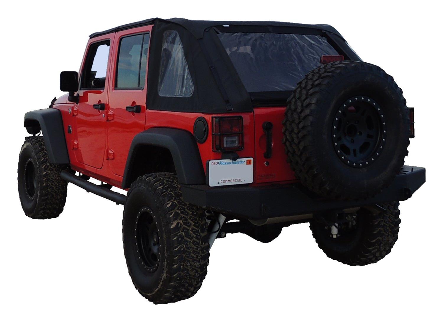 RT Off-Road Bowless Soft Tops for 2007-2017 WRANGLER, 2018 WRANGLER JK - BRT20135T Top