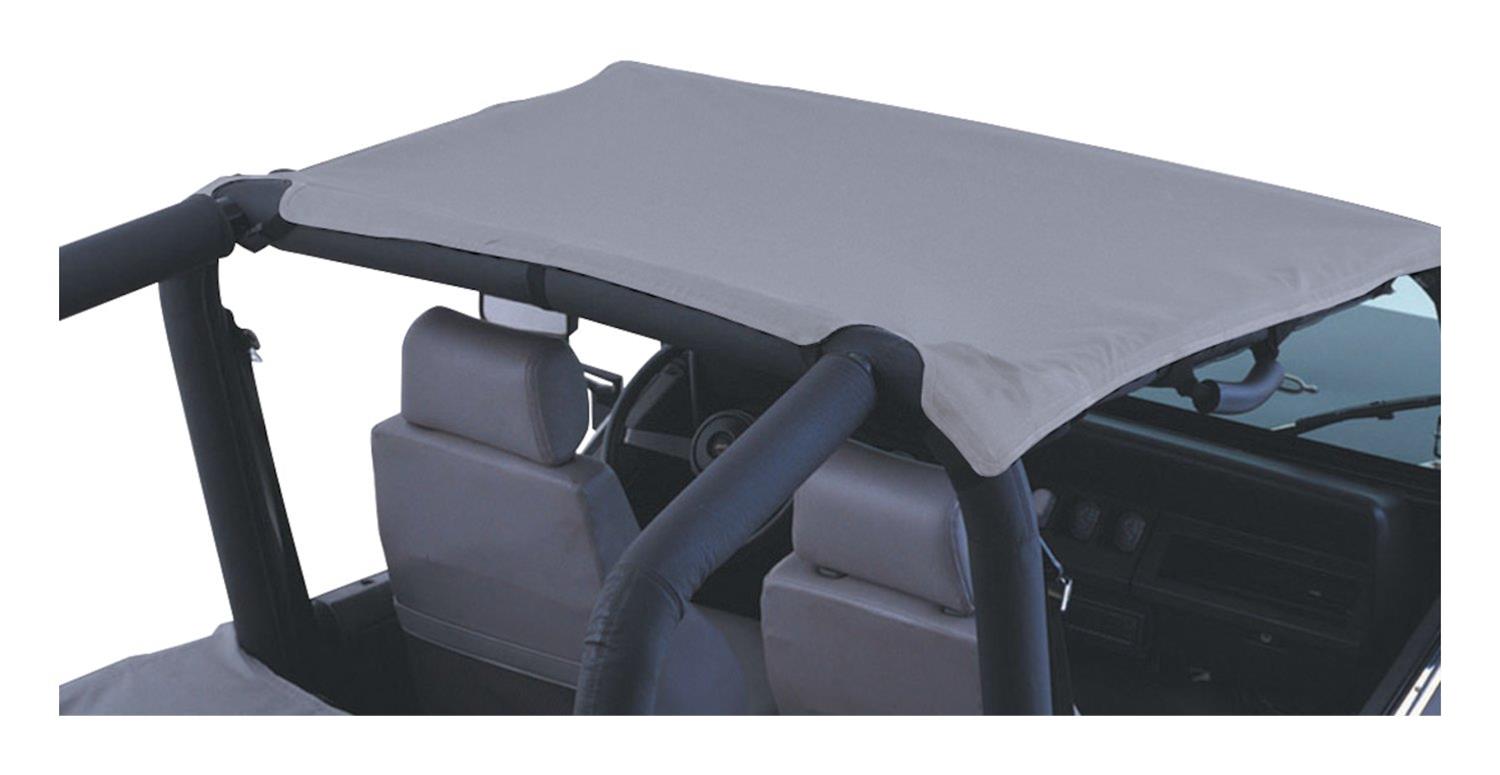 RT Off-Road Beach Toppers for 1987-1991 WRANGLER - BT20009 Soft Top, Topper, Partial Top Type, Fabric, Gray, Jeep, Each