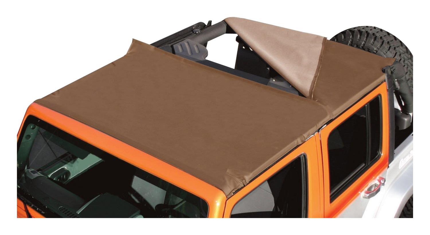 RT Off-Road Combo Beach Toppers for 1997-2006 WRANGLER - CB20037 Soft Top, Topper, Partial Top Type, Fabric, Spice, Jeep, Each