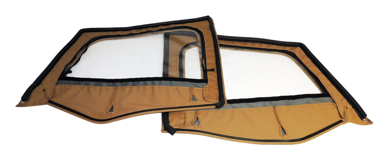 RT Off-Road Door Skins for 1987-1995 WRANGLER - DS10037 Skins, Driver and Passenger Side Upper, Fabric, Spice, Jeep, Pair thumbnail 5