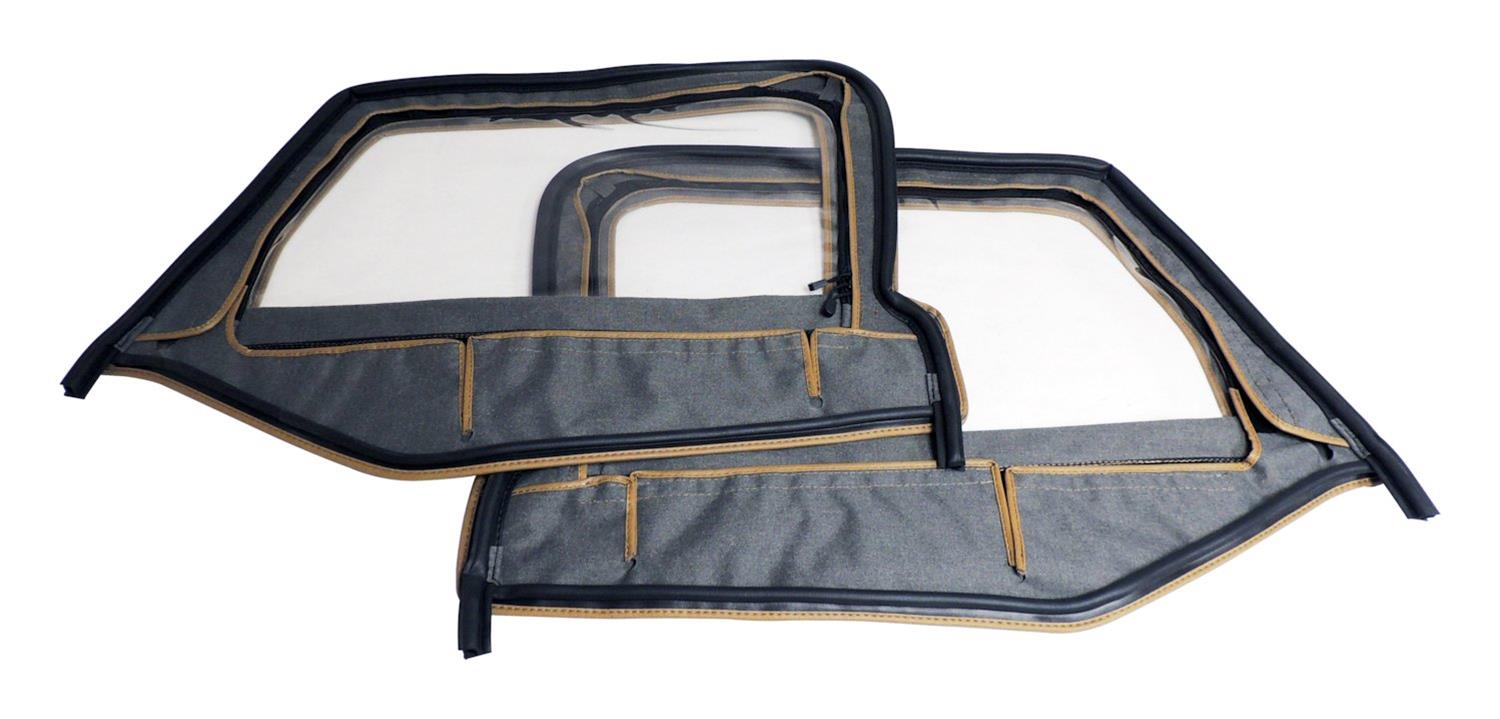 RT Off-Road Door Skins for 1997-2006 WRANGLER - DS10137 Skins, Driver and Passenger Side Upper, Fabric, Spice, Jeep, Pair thumbnail 4