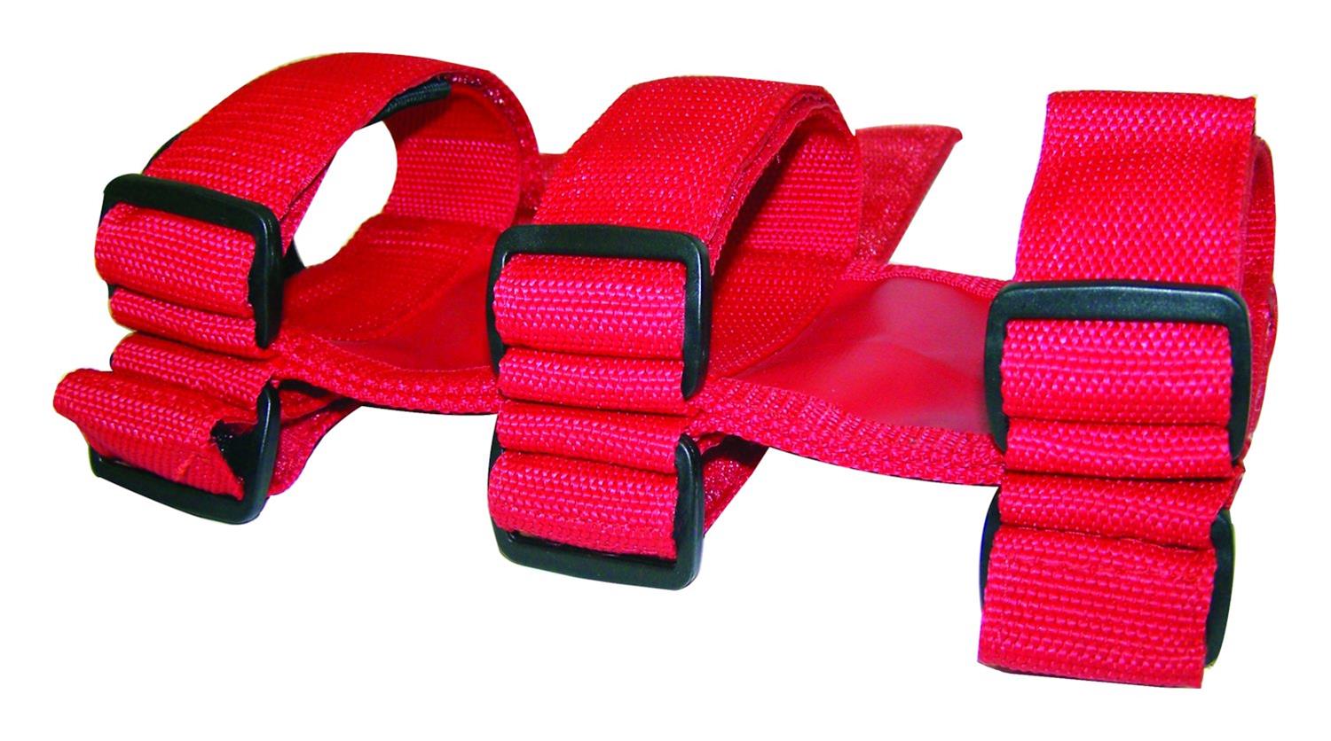 RT Off-Road Fire Extinguisher Holders RT27005 Holder, Roll Bar Mount, Nylon, Red, 3.00 in. Bar Diameter, 3.0 lb. Bottle Volume, Each