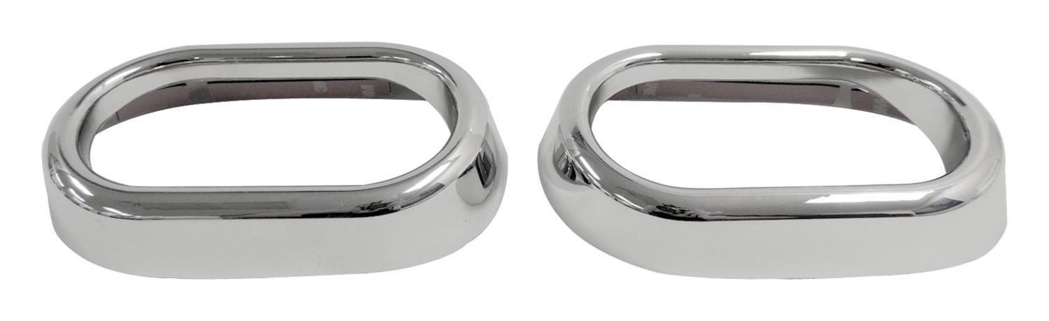 RT Off-Road Interior Door Handle Accents for 2007-2010 WRANGLER - RT27023 Accents, Plastic, Chrome, Jeep, Pair