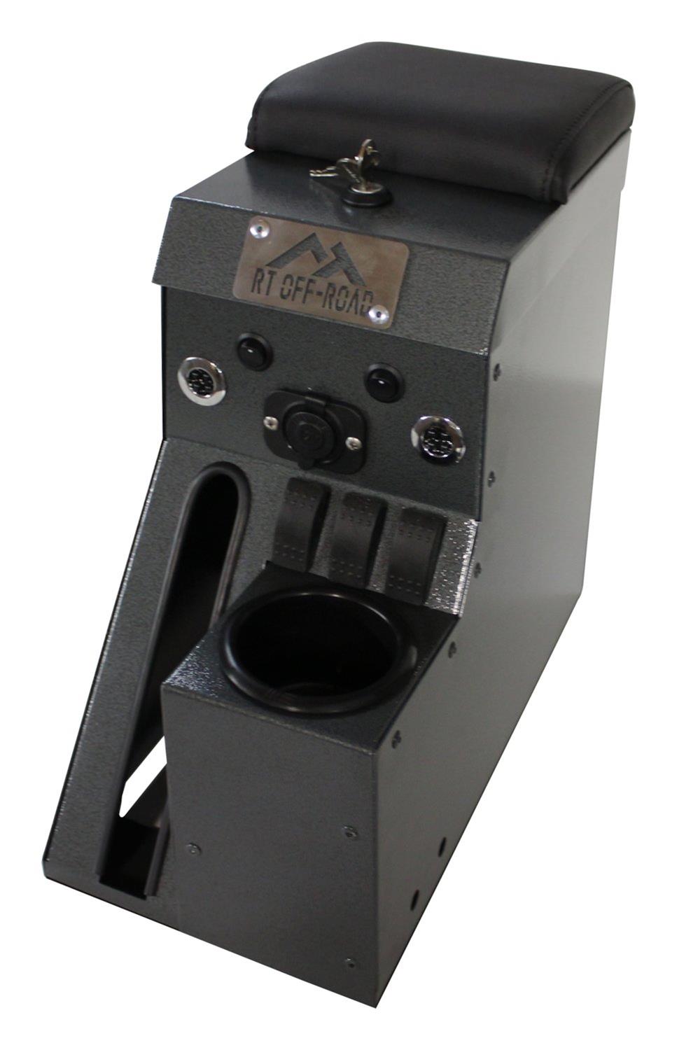 RT Off-Road Consoles RT27050 Locking Center Console, 1997-2006 TJ Wrangler;