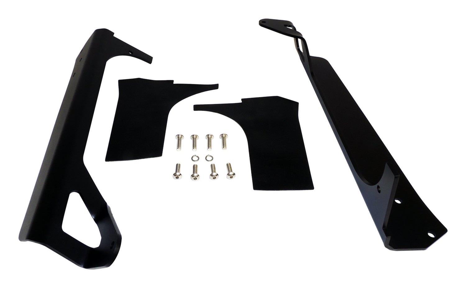 RT Off-Road Light Mount Brackets RT28090 Auxilary Brackets, 50" LED Bar Windshield Mounting Bracket Set for 1997-2006 Jeep TJ Wrangler thumbnail 4