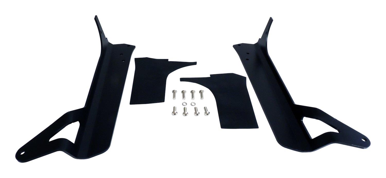 RT Off-Road Light Mount Brackets RT28090 Auxilary Brackets, 50" LED Bar Windshield Mounting Bracket Set for 1997-2006 Jeep TJ Wrangler thumbnail 2
