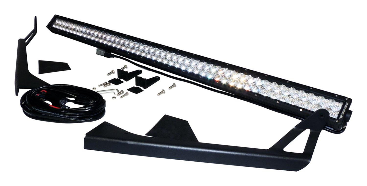 RT Off-Road 17,280 Lumens 50 Inch LED Light Bar RT28094 & Bracket Kit, 50" and Windshield Bracket Kit for 76-95 Jeep CJ-7, CJ-8, and YJ thumbnail 4