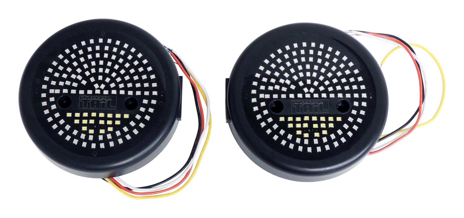 RT Off-Road Trail Tail LED Taillights RT28099 Light, LED, 5.000 in. Diameter, 1.000 in. Deep, 140 LED's, Waterproof, Stainless Steel Hardware Included, Jeep, Each