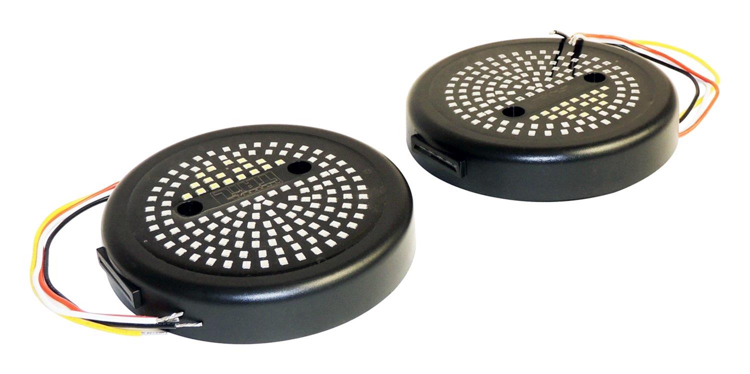 RT Off-Road Trail Tail LED Taillights RT28099 Light, LED, 5.000 in. Diameter, 1.000 in. Deep, 140 LED's, Waterproof, Stainless Steel Hardware Included, Jeep, Each thumbnail 3