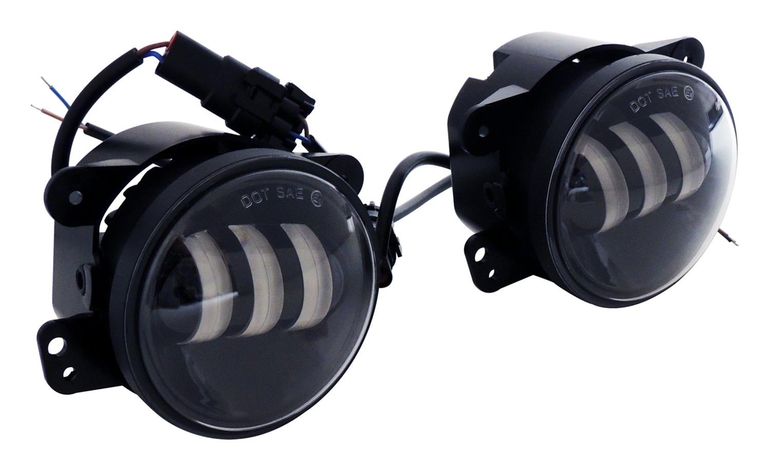 RT Off-Road Light Bars, Pods and Fog Lights RT28107 Led Set, LED Set for 10-18 Jeep JK Wrangler, WK Grand Cherokee, KL Cherokee thumbnail 2