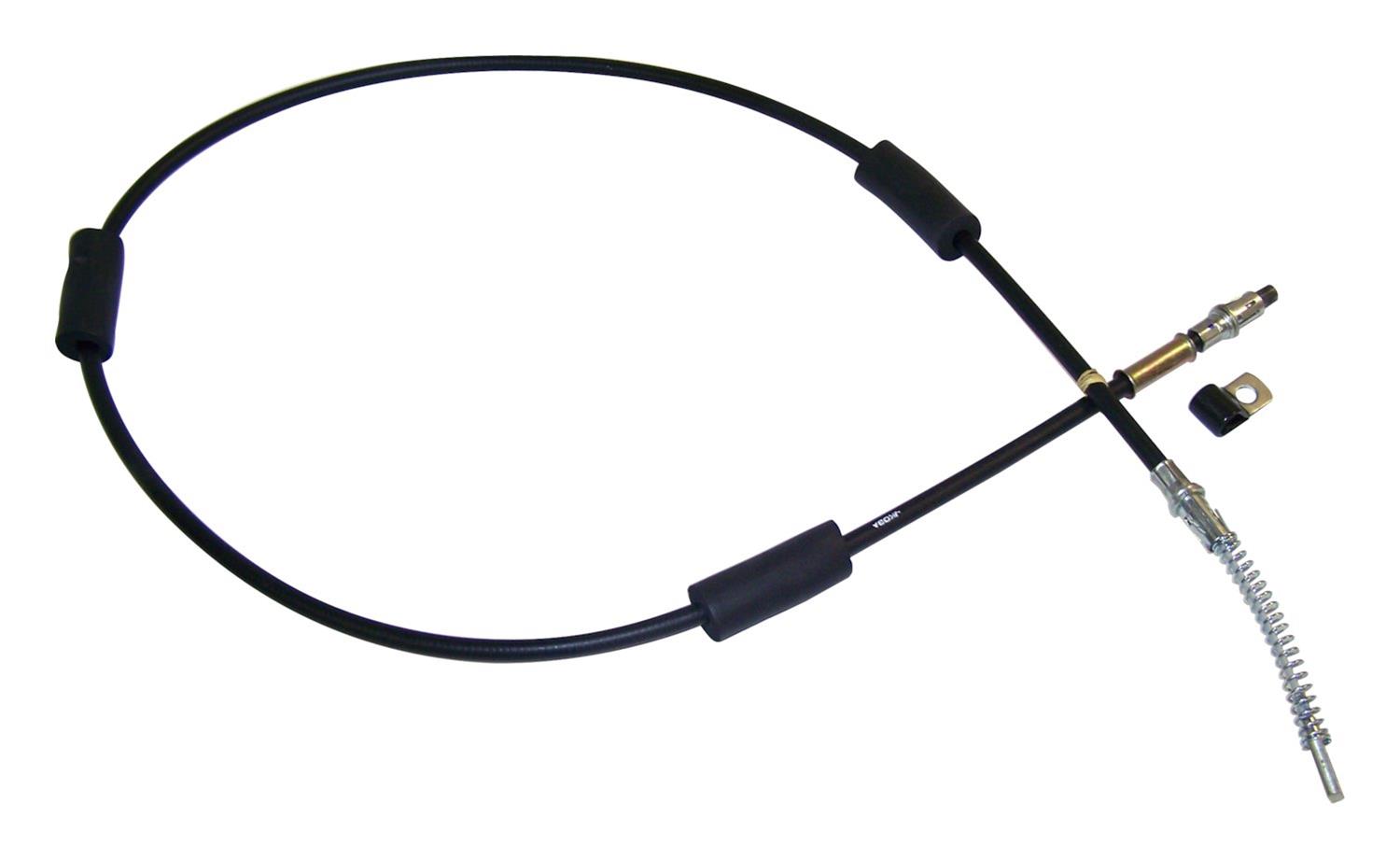 RT Off-Road Brake Cables for 1987-1990 WRANGLER - RT31019 Parking Cable, Black Jacket, 64.750 in. Length, Passenger Side Rear, Jeep, Each