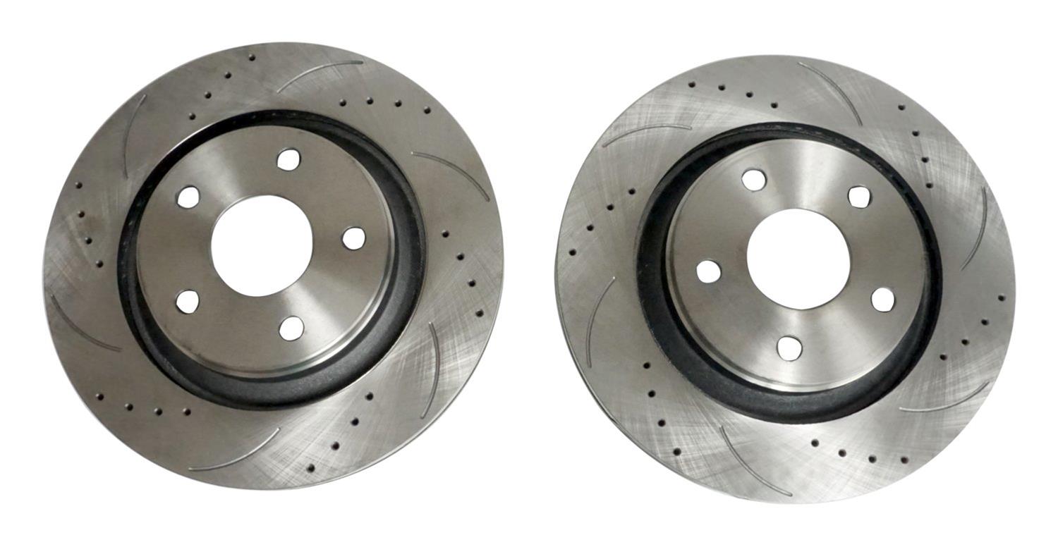 RT Off-Road Drilled and Slotted Rotor Sets RT31044 BRAKE ROTOR SET