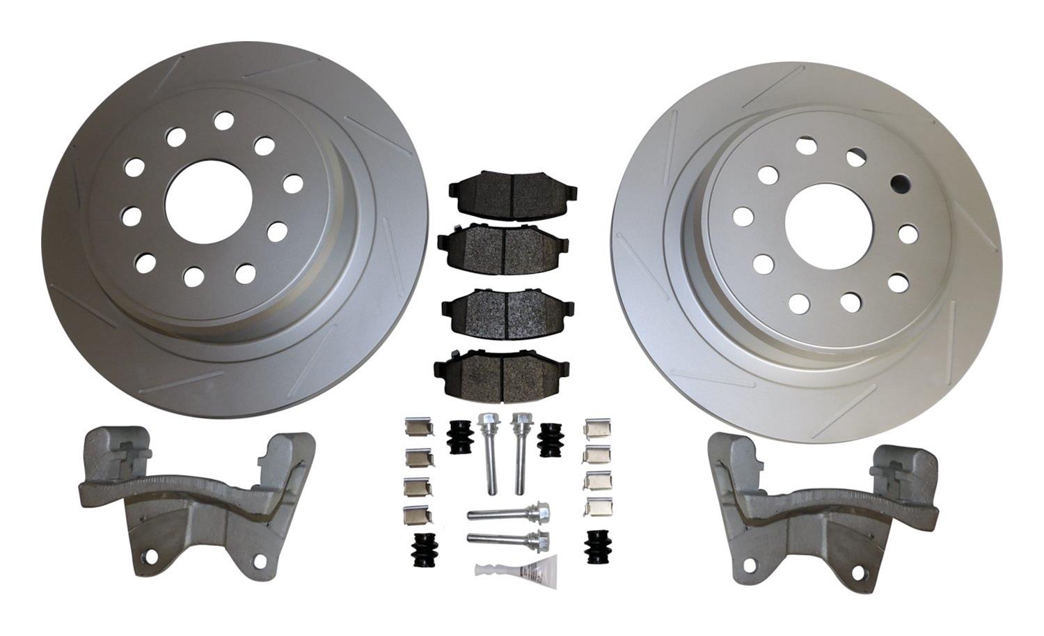 RT Off-Road Performance Brake Kits for 2007-2018 WRANGLER, 2018 WRANGLER JK - RT31057 Disc Brakes, HD Performance, Big Brake, Rear, Solid Surface Rotors, Caliper Brackets, Jeep, JK, Kit thumbnail 2