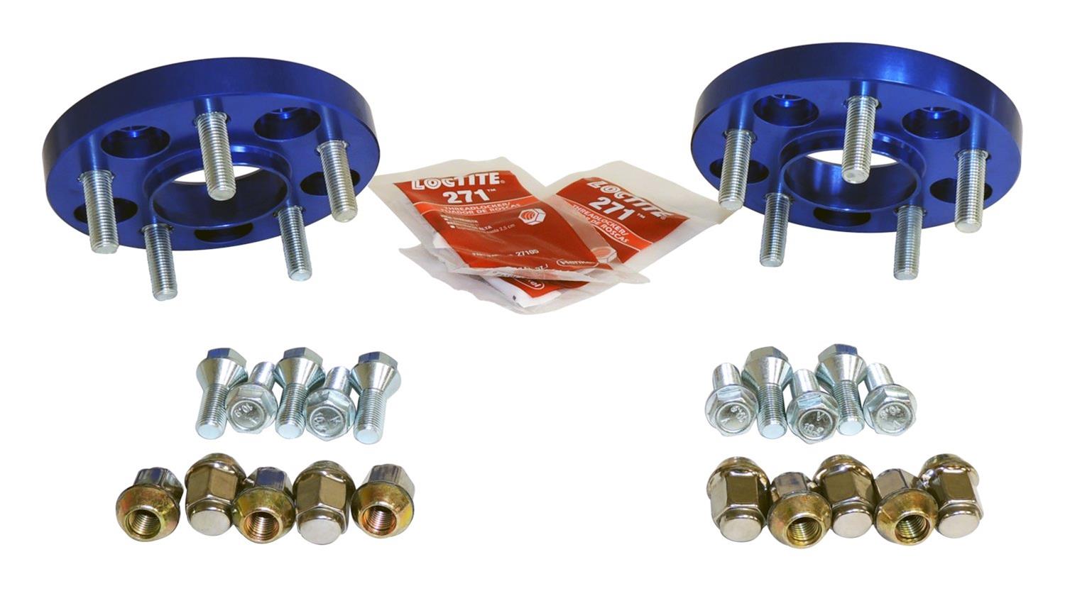 RT Off-Road 0.75 inch Wheel Spacers RT32015 Spacers, 0.750 in. Thickness, Aluminum, Blue Anodized, Jeep, Pair thumbnail 4