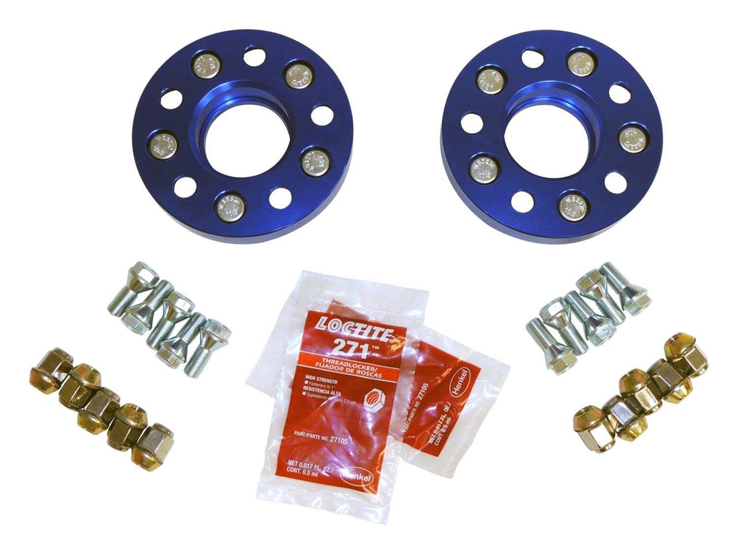 RT Off-Road 0.75 inch Wheel Spacers RT32015 Spacers, 0.750 in. Thickness, Aluminum, Blue Anodized, Jeep, Pair thumbnail 3