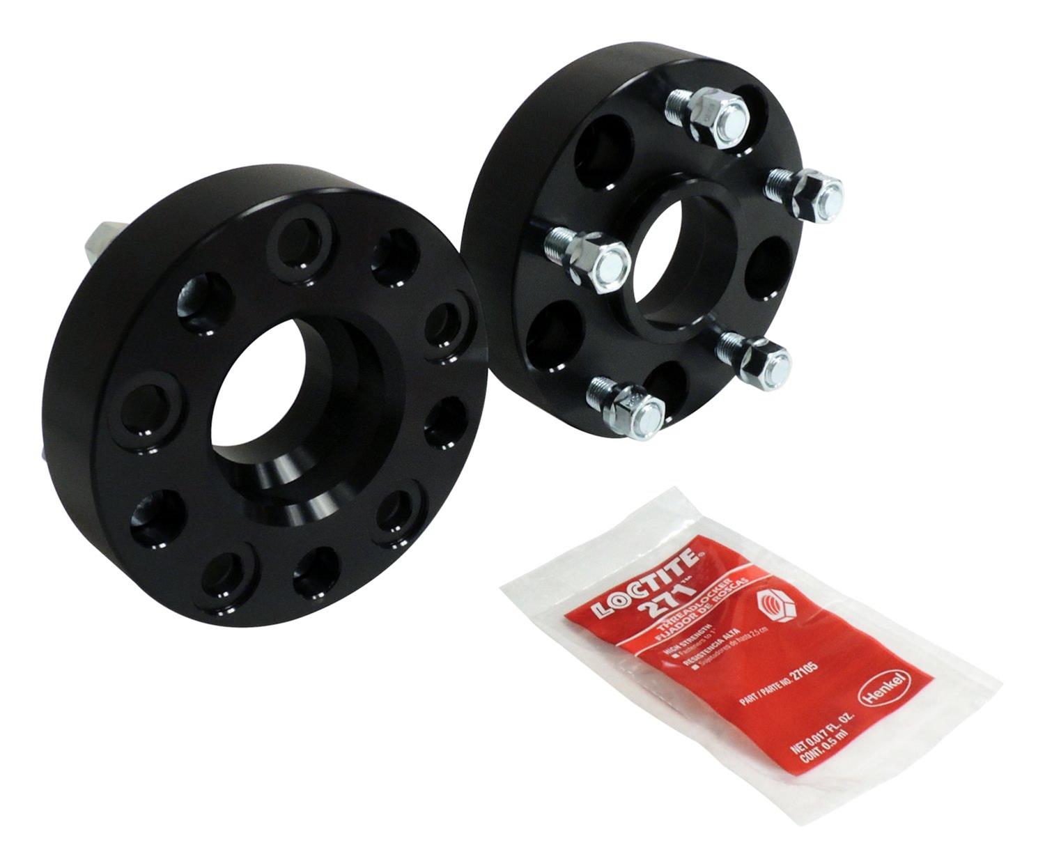 RT Off-Road 1.5 inch Wheel Spacers RT32019 Spacer, in. Thick, Aluminum, Black Anodized, 14mm x 1.50 RH Threads, Jeep, JL, JT, Pair thumbnail 5