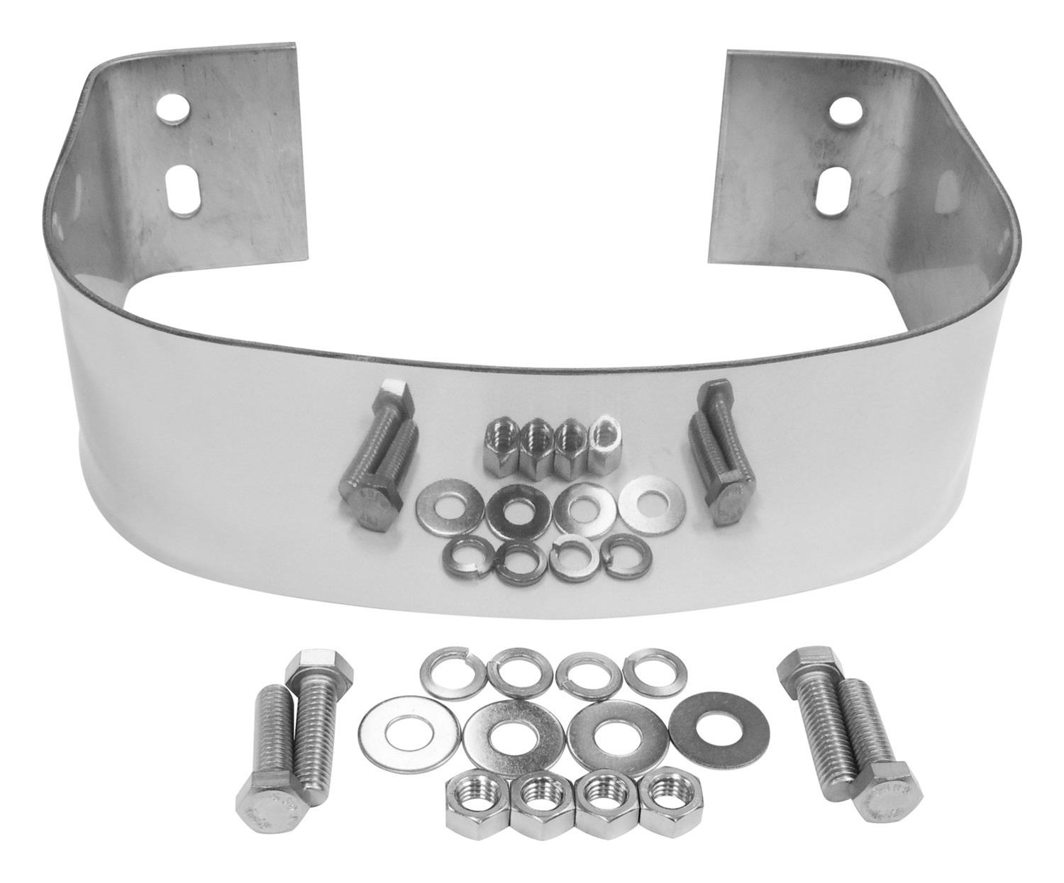 RT Off-Road Bumperette Kits RT34001 Bumperette, Stainless Steel, Polished, Jeep, Each