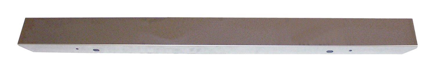 RT Off-Road Bumper Overlays RT34039 Cover, Front, Stainless Steel, Polished, Jeep, Each