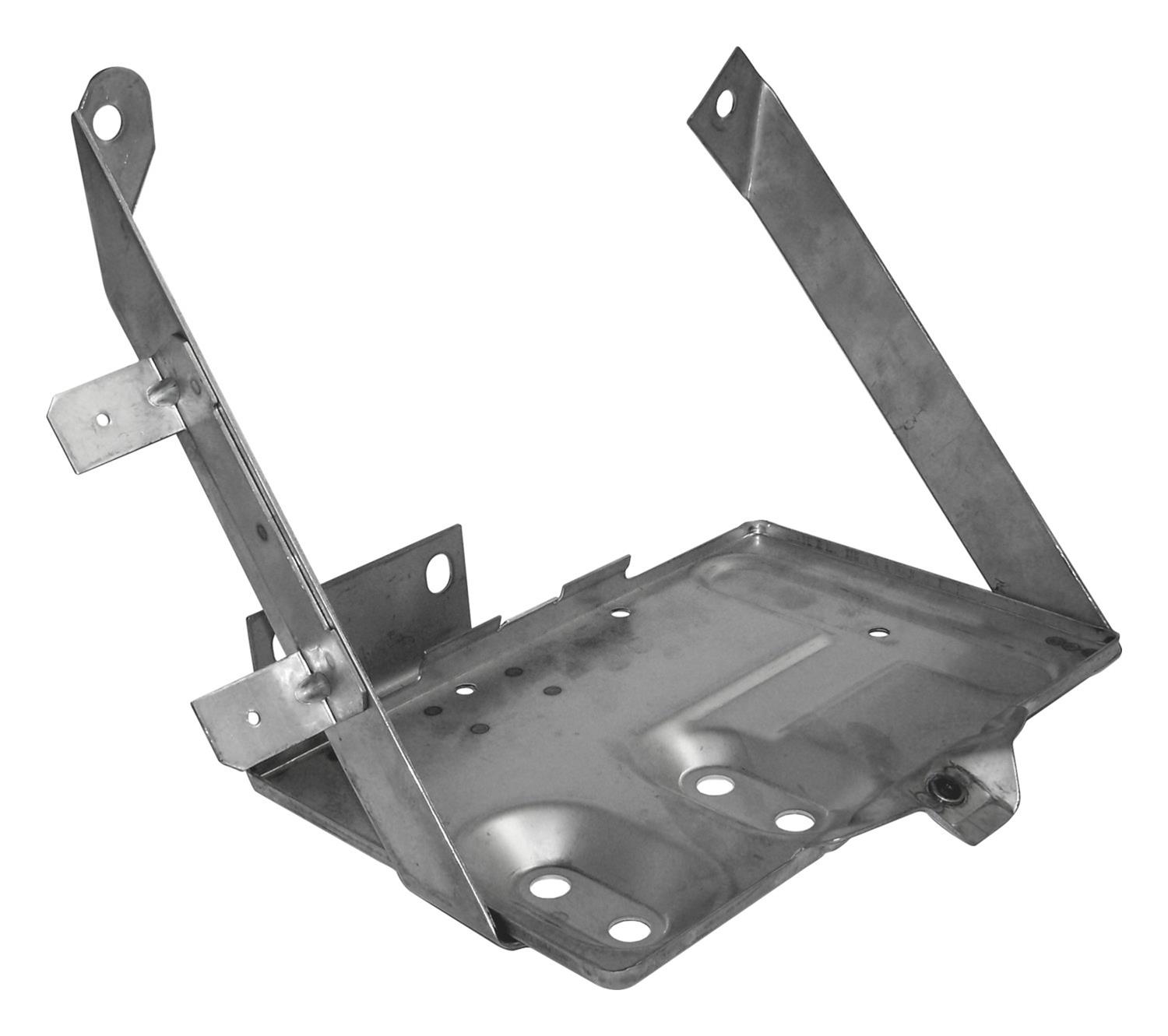 RT Off-Road Battery Trays RT34087 Boxes and Trays, Replacement, OEM Style, Direct-Fit, Stainless Steel, Natural Finish, Jeep, Each