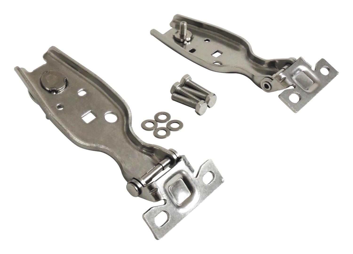 RT Off-Road Liftgate Hinges RT34104 Glass Hinge Kit, Stainless Steel Glass Hinge Kit For 2007-2018 Jeep JK Wrangler thumbnail 4