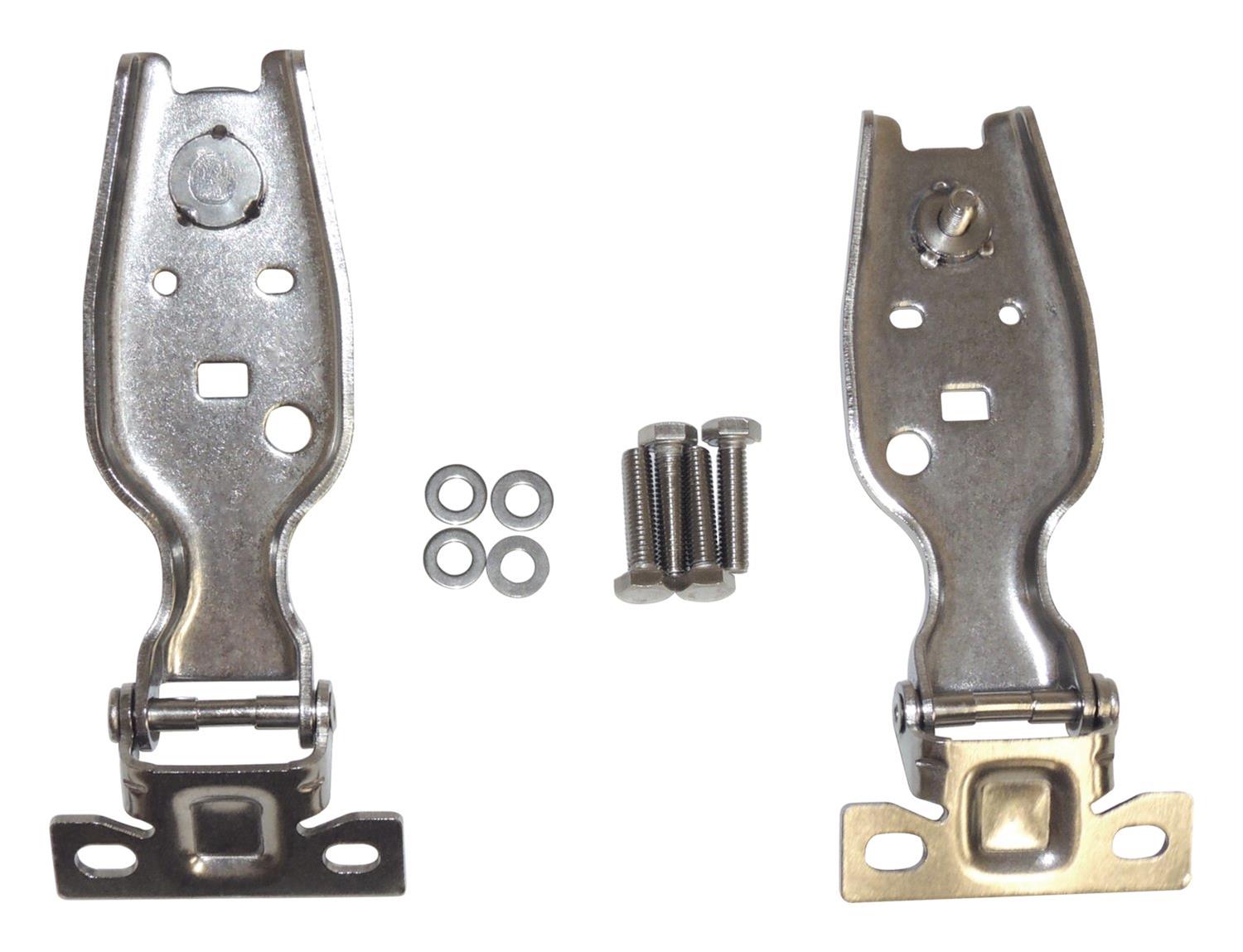 RT Off-Road Liftgate Hinges RT34104 Glass Hinge Kit, Stainless Steel Glass Hinge Kit For 2007-2018 Jeep JK Wrangler thumbnail 5