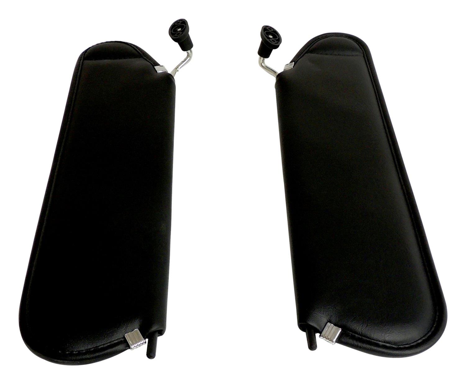 RT Off-Road Interior Sunvisors RT52004 Sunvisors, Interior, Vinyl, Black, Jeep, Pair thumbnail 3