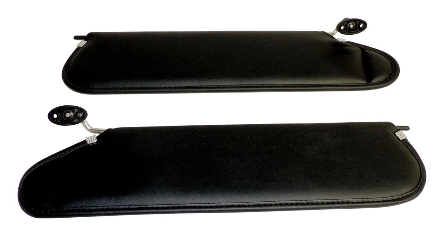 RT Off-Road Interior Sunvisors RT52004 Sunvisors, Interior, Vinyl, Black, Jeep, Pair