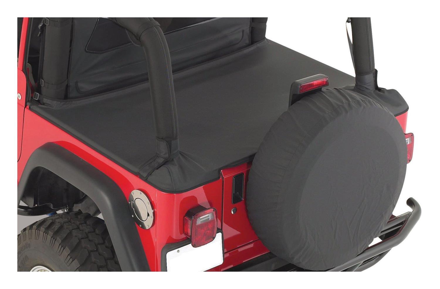 RT Off-Road Tonneau Covers for 1997-2006 WRANGLER - TN10135 Cover, Deck Cover Type, Fabric, Black Diamond, Jeep, Each