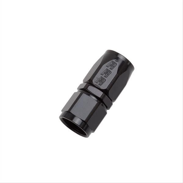 Russell Performance -8 AN Black Straight Full Flow Hose End thumbnail 2