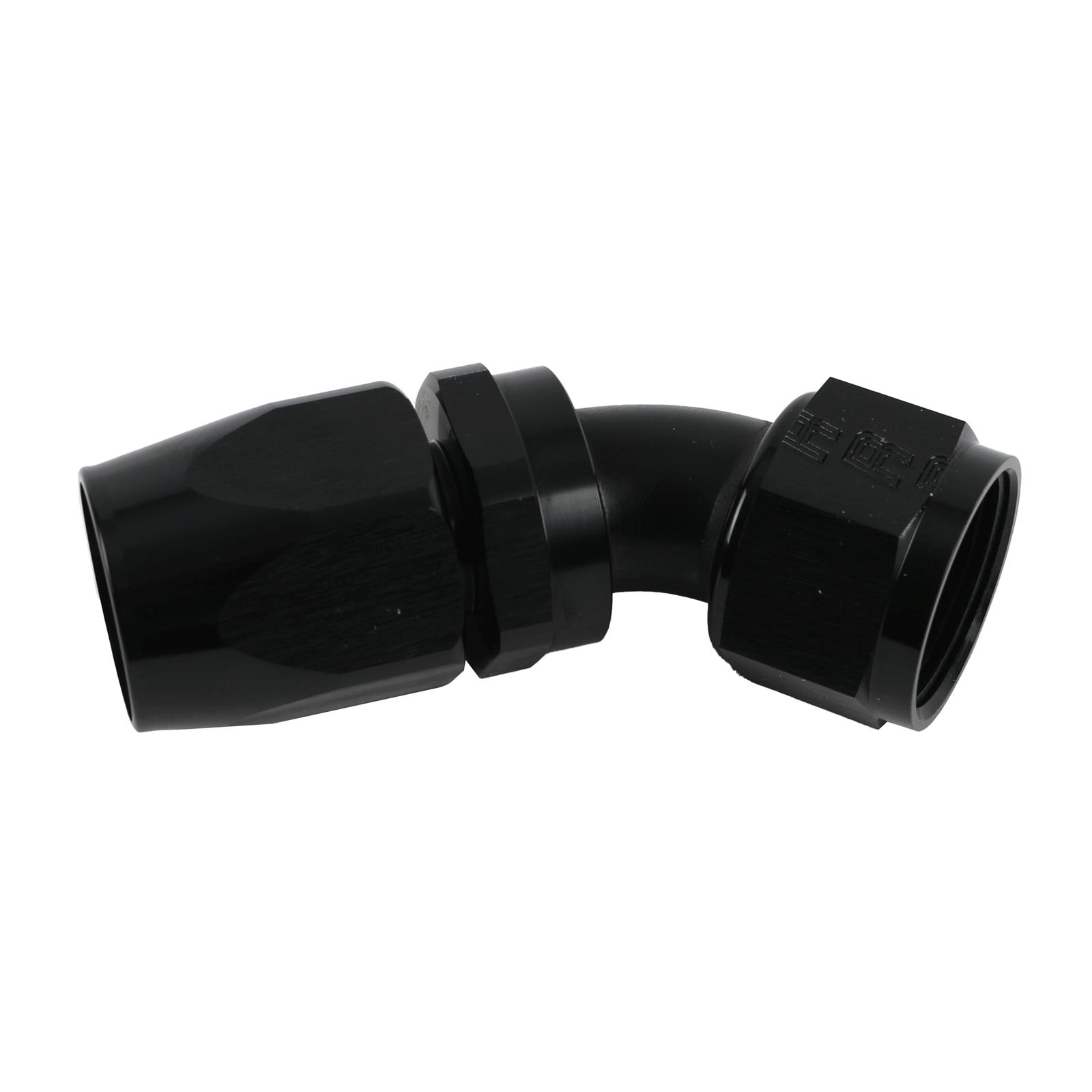 Russell Performance -16 AN Black 45 Degree Full Flow Hose End