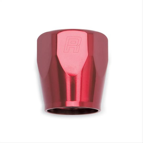 Russell Performance 2-Piece -8 AN Full Flow Swivel Hose End Sockets (Qty 2) - Polished and Red
