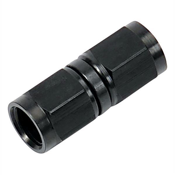 Russell Couplers 640143 Fitting, Coupler, Union, AN to AN, Straight, Aluminum, Black Anodized, -4 AN, -4 AN, Swivel, Each