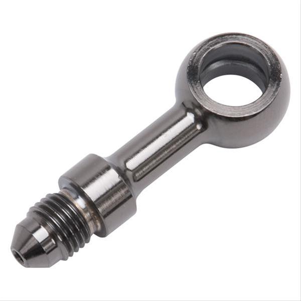 Russell Performance -3 AN Straight Adapter Fitting (Black) thumbnail 2