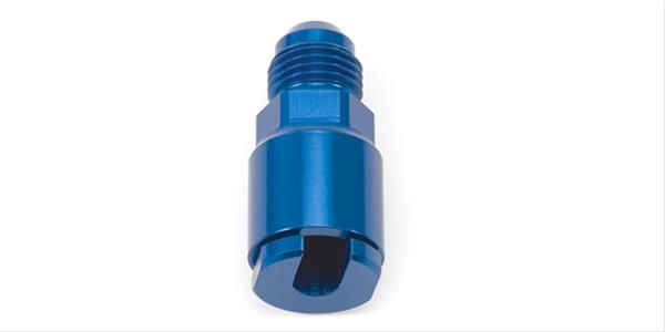 Russell Performance Adapter -6 AN Male to 5/16in Quick Disconnect Screw - Blue (Bulk Pkg 25) thumbnail 2