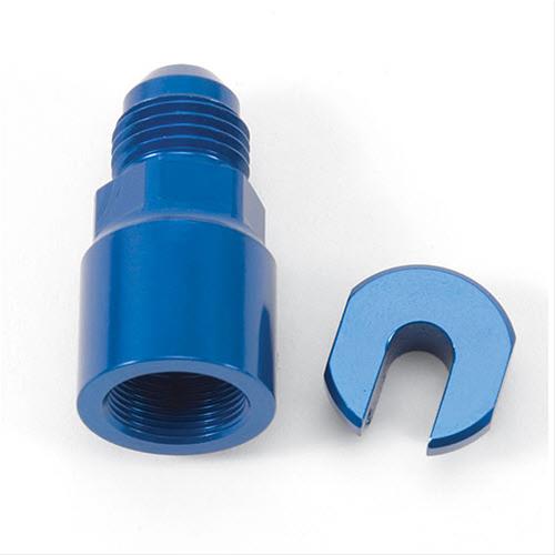 Russell Performance -6 AN Male to 3/8in SAE Quick-Disc Female EFI Adapter Fitting(Bulk Qty 25)-Blue thumbnail 3