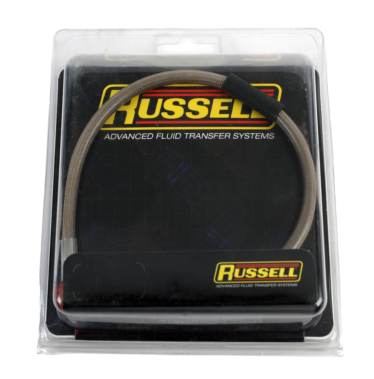 Russell Performance -3 AN 15in Pre-Made Nitrous and Fuel Line