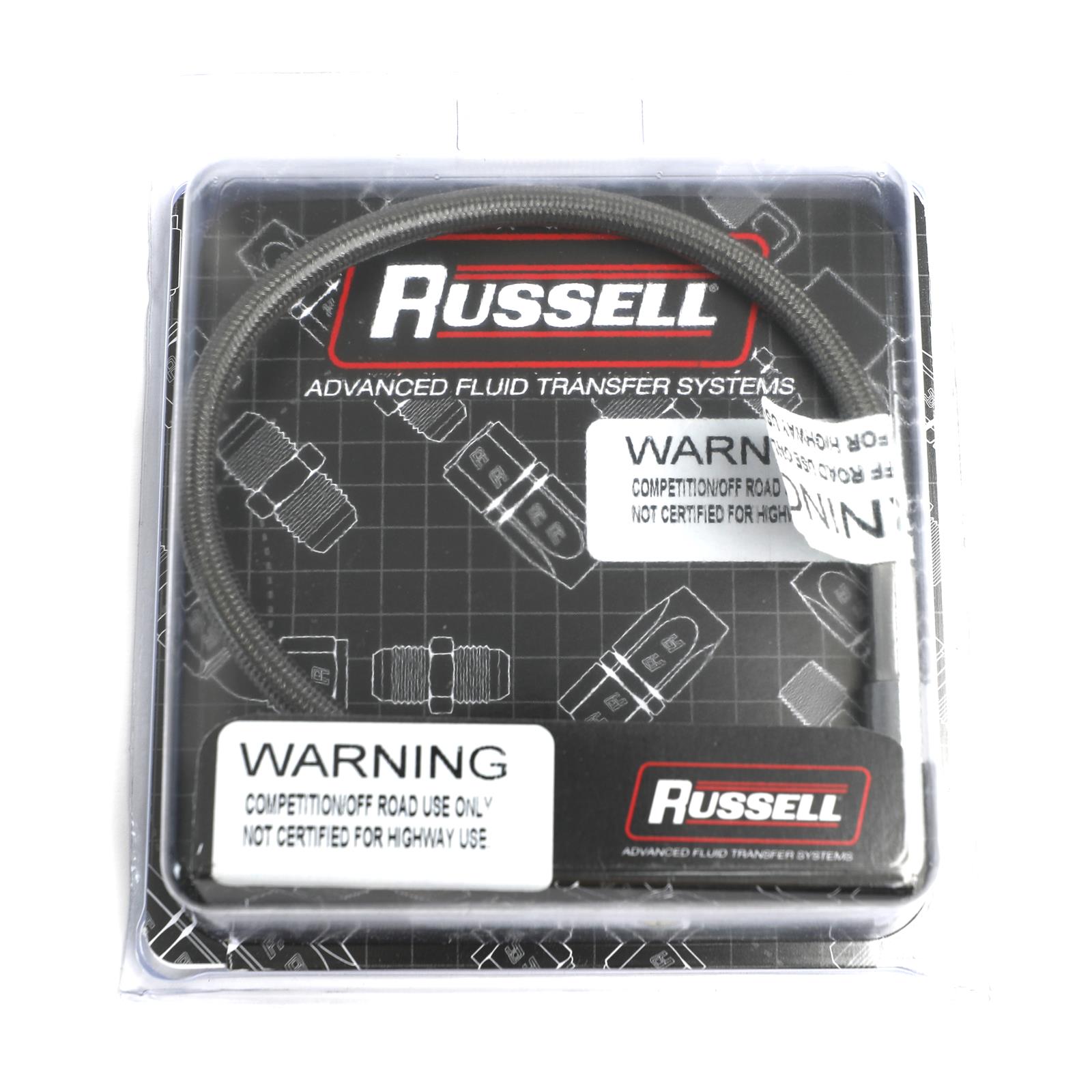 Russell Performance 20in Straight -4 AN Competition Brake Hose