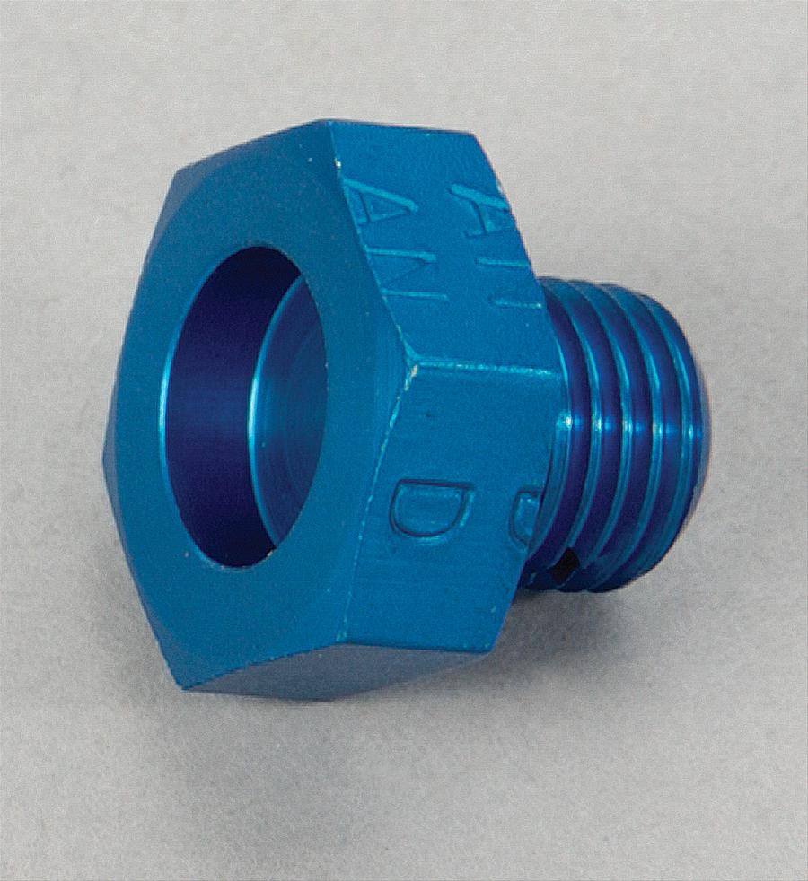 Russell Performance -3 AN Straight Thread Plug (Blue) (Blue) thumbnail 2