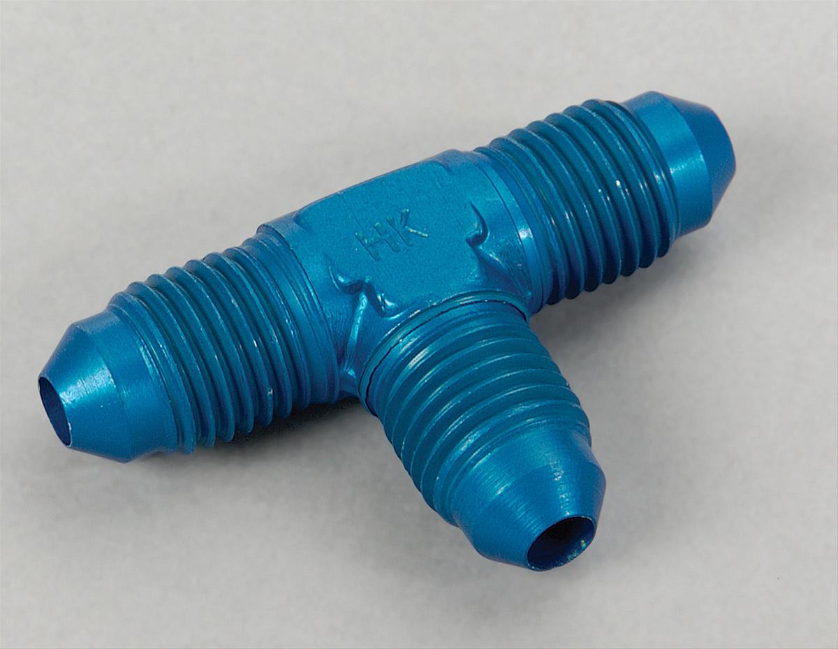 Russell Performance -4 AN Flare Tee Fitting (Blue) thumbnail 2