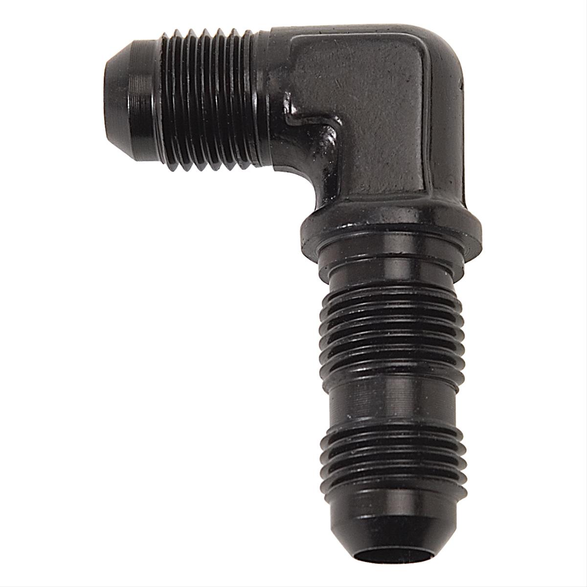 Russell Performance -6 AN 90 Degree Flare Bulkhead (Black) thumbnail 2