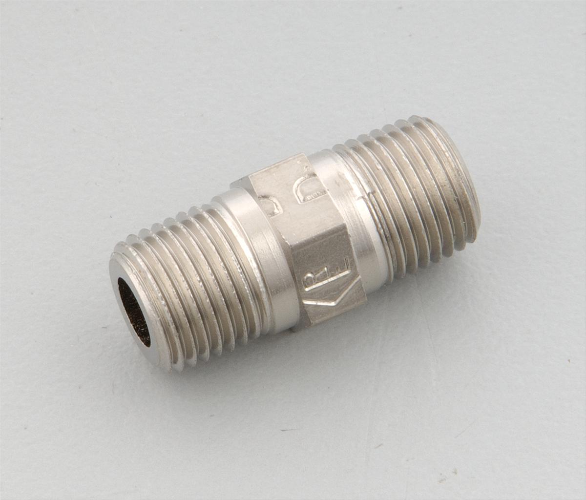 Russell Performance 1/8in Male Pipe Nipple (Blue) thumbnail 2