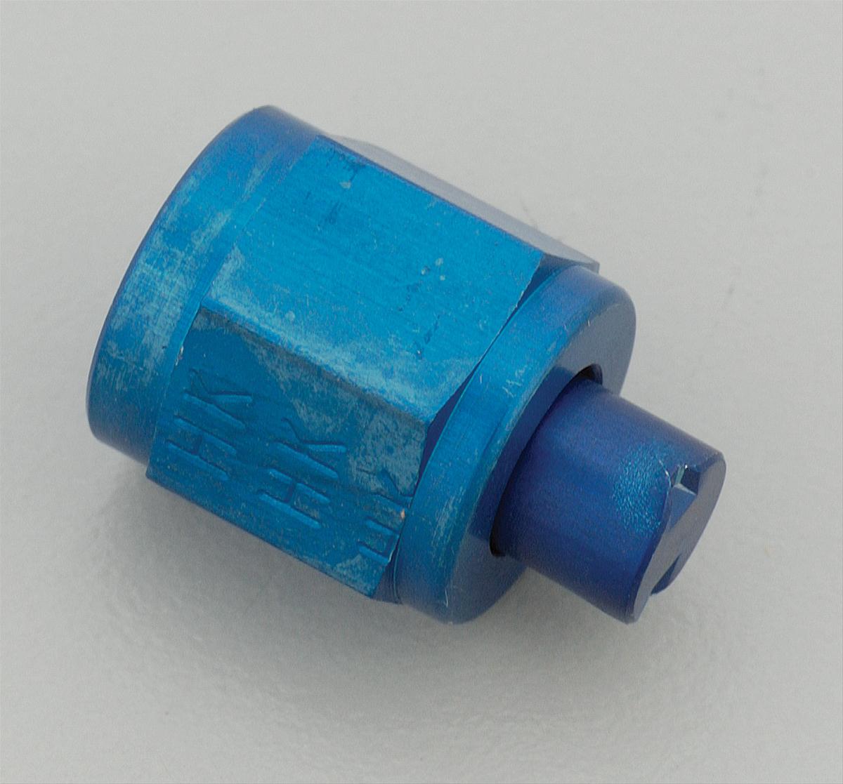 Russell Performance -4 AN Flare Cap (Blue) thumbnail 2