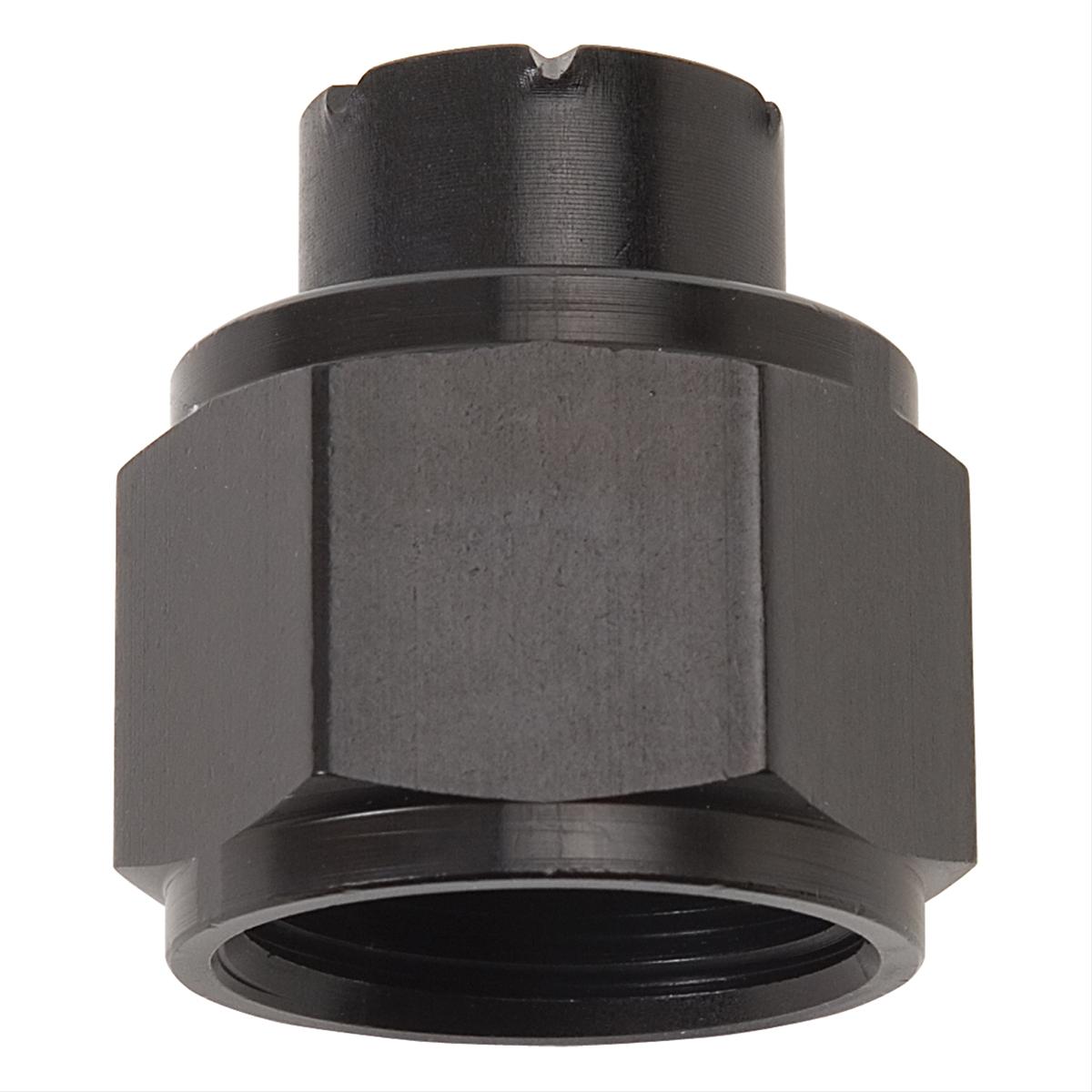 Russell Performance -12 AN Flare Cap (Black) thumbnail 2