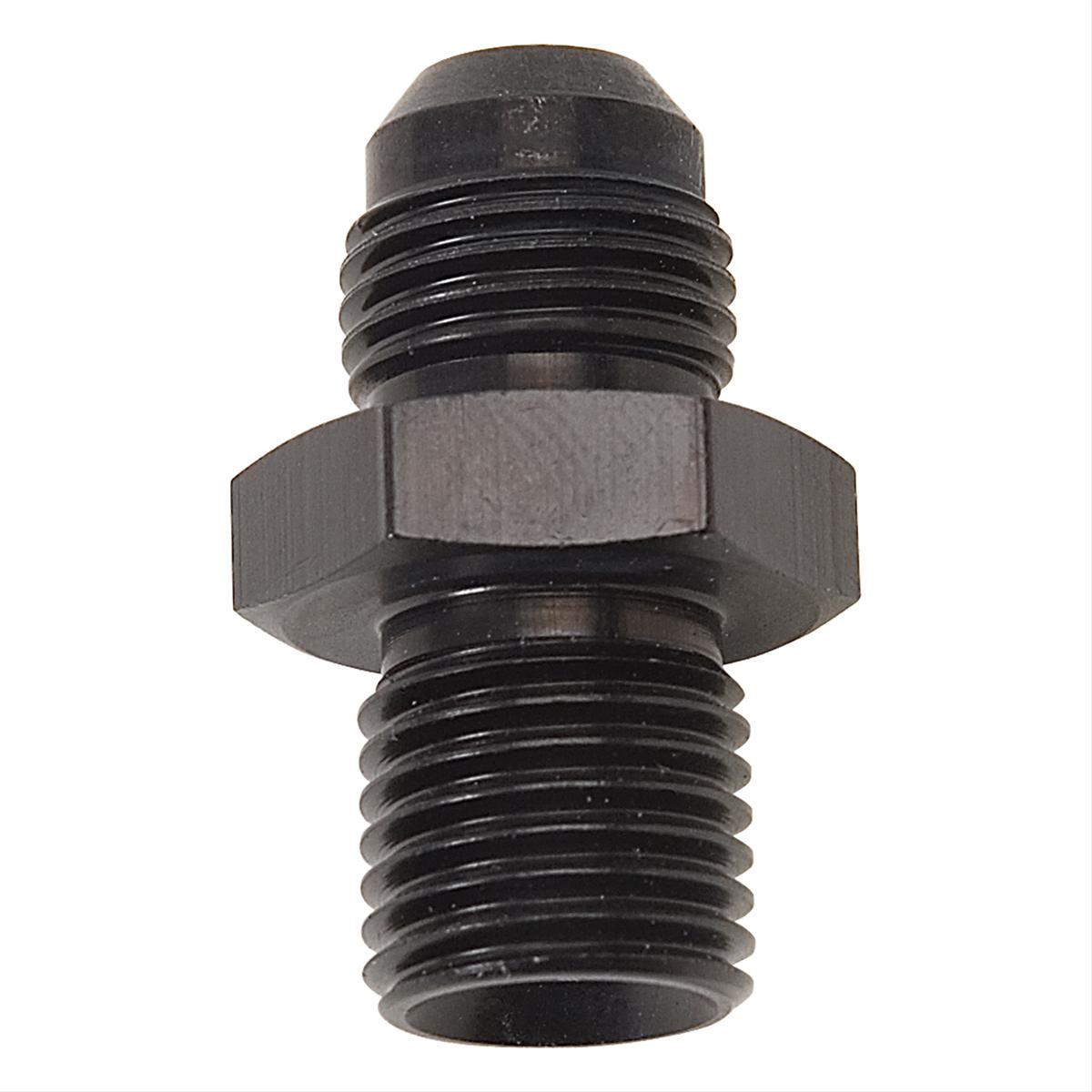 Russell Performance -6 AN Flare to 14mm x 1.5 Metric Thread Adapter (Black ) thumbnail 2