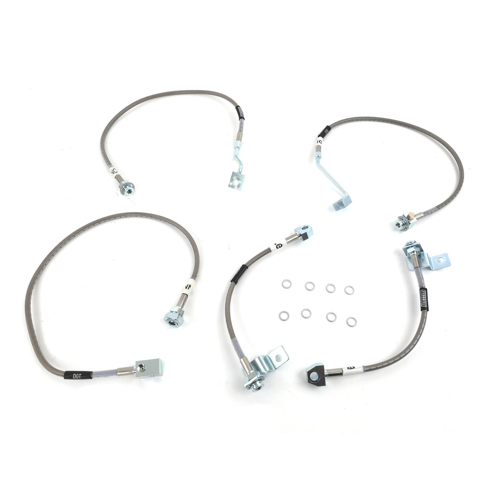 Russell Performance 99-06 Ford Excursion 4WD with 6in-8in lift Brake Line Kit