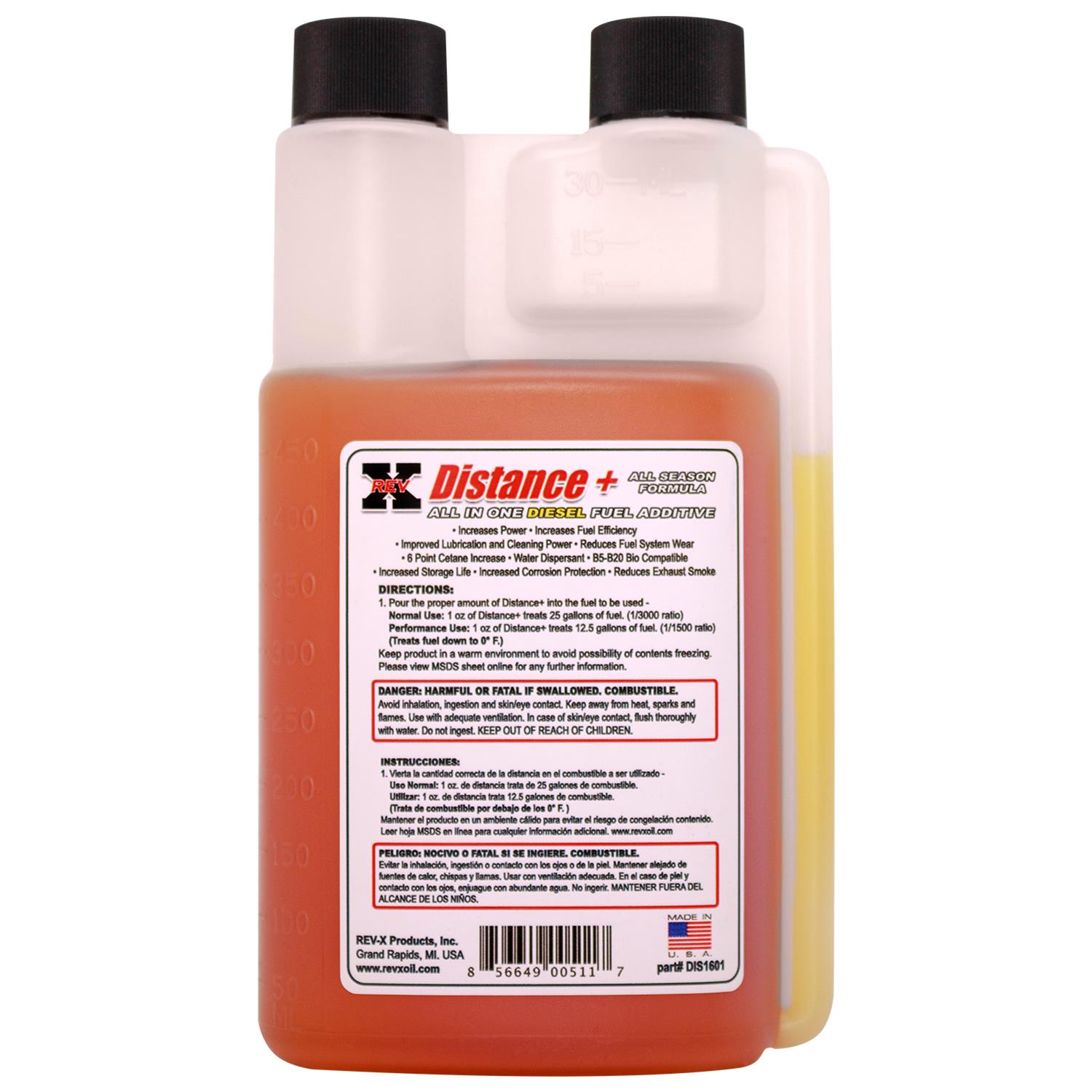 RevX DIS1601 RevX Distance + Diesel Fuel System Additive Summit Racing