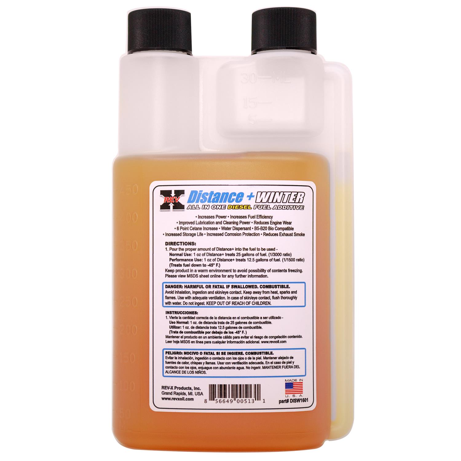 RevX DISW1601 RevX Distance + Diesel Winter Fuel System Additive